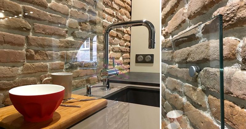 Studio à l'esprit hôtel de standing composé de rangements sur-mesure, de miroirs, dekton, bois et métal - Julie Béringué Architecte d'intérieur à Toulouse